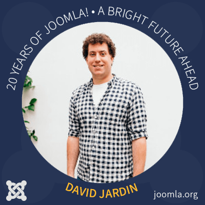 Secure Automated Core Updates for Joomla with David Jardin. Photo portrait of David Jardin.